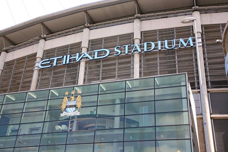 D92JFK Etihad (formerly the City of Manchester) Stadium, home of Manchester City FC