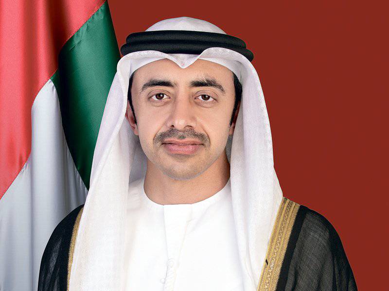 Sheikh Abdullah bin Zayed, Minister of Foreign Affairs and International Co-operation. Wam