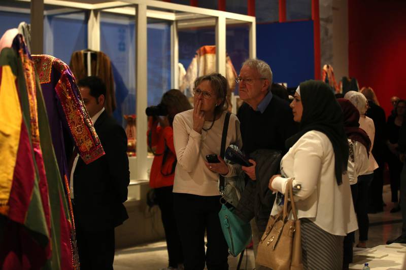 Visitors to The Palestinian Museum. Kayane Antreassian / The Palestinian Museum