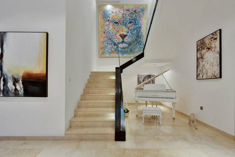 It has been custom-built to the highest standards and comes fully furnished with beautiful art décor and paintings.