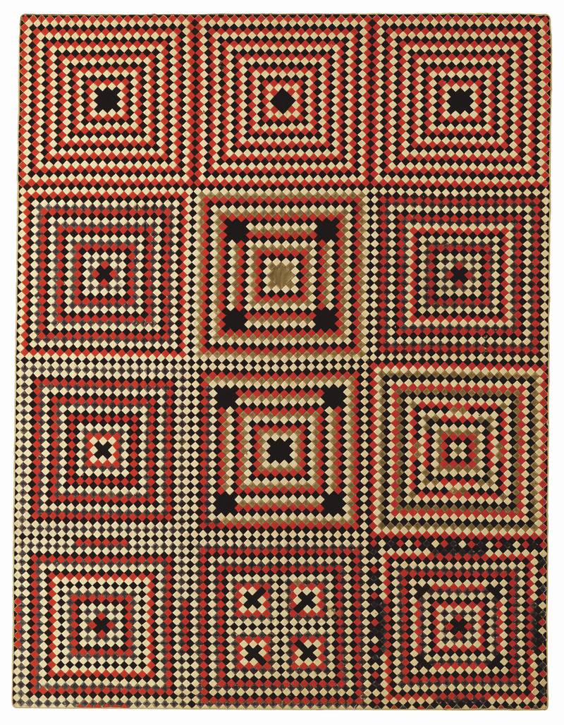Soldier's Quilt: Square Within a Square. AP