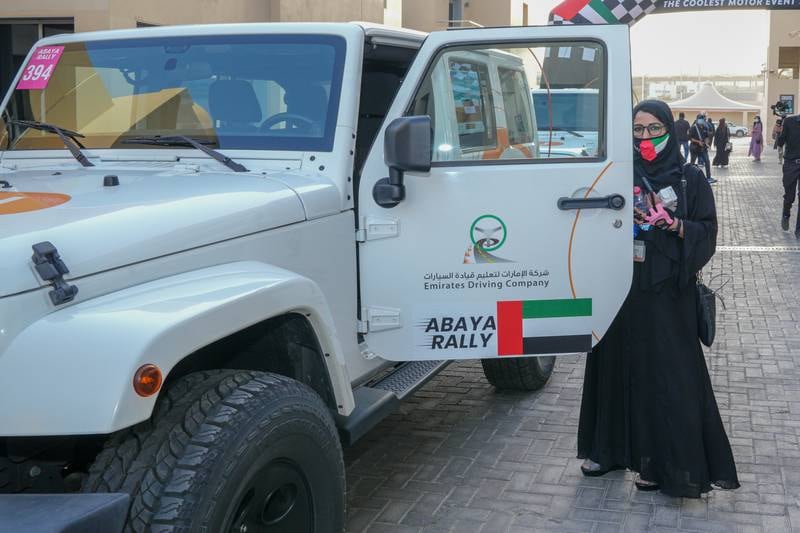 The second Abaya Rally was held to mark Emirati Women's Day at Yas Marina Circuit and Al Raha Beach Hotel in Abu Dhabi on August 28. All photos: Orbit Events 