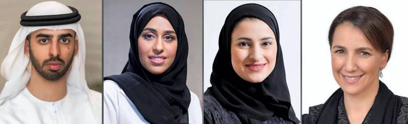 The new faces include Hessa Buhumaid (l) and Sara Al Amiri (r)