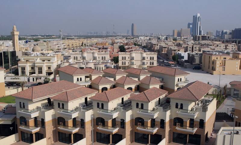 ABU DHABI - UNITED ARAB EMIRATES - 12SEPT2012 - Icon properties villas ready for rental behind Gava hotel on Defence Road in Abu Dhabi. Ravindranath K / The National