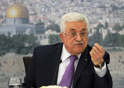 Is the Palestinian president Mahmoud Abbas really acting like the autocratic mayor of Ramallah rather than the responsible national leader of Palestine? Nasser Shiyoukhi / AP
