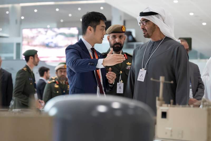 Sheikh Mohamed said the exhibition helped the UAE to further peace and stability