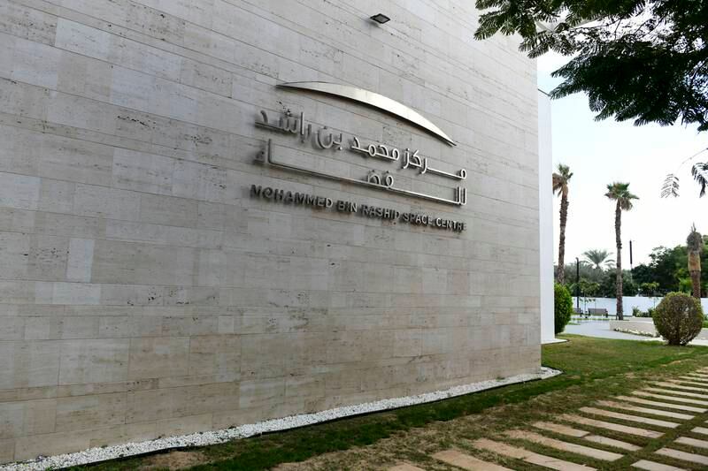 The exterior at Mohammed bin Rashid Space Centre, Dubai. Khushnum Bhandari / The National