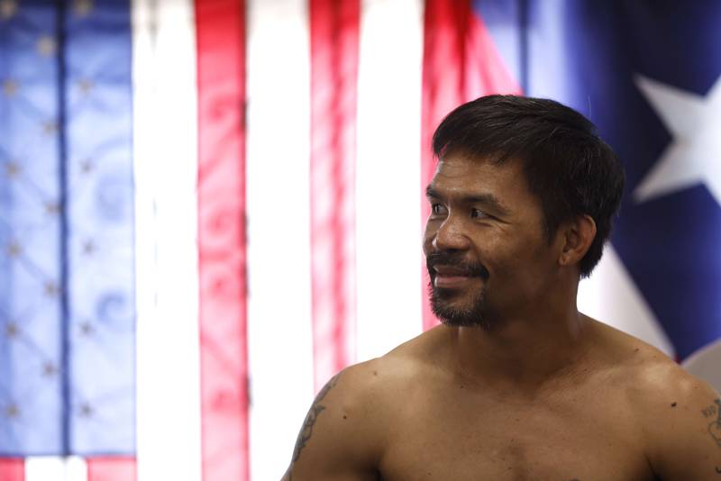 Manny Pacquiao has not fought since beating Keith Thurman by split decision in 2019.