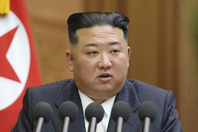 North Korean leader Kim Jong-un. Korean Central News Agency via AP