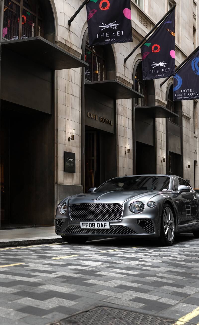Until the end of September, guests booking a signature suite at Hotel Cafe Royal will have access to their own luxury supercar. Photo: Laszlo Sifter