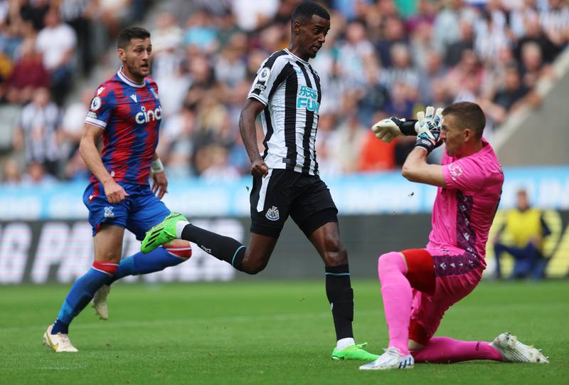 CRYSTAL PALACE RATINGS: Vicente Guaita 8: Saved well from Isak when Newcastle’s record buy was through one on one and made two other good stops from Botman in first half. Another fine one-handed save from Willock after in 75th minute. Reuters