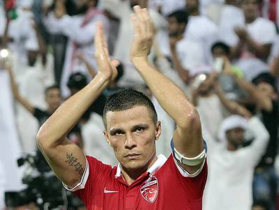 Rodrigo Lima is vital to Al Ahli's hopes of clinching the Asian Champions League title. Jeffrey E Biteng / The National