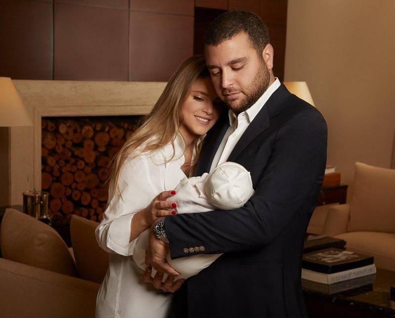 Elie Saab Jr and wife, Christina Mourad Saab, have welcomed a baby girl named Sophia Saab. Instagram / eliesjr