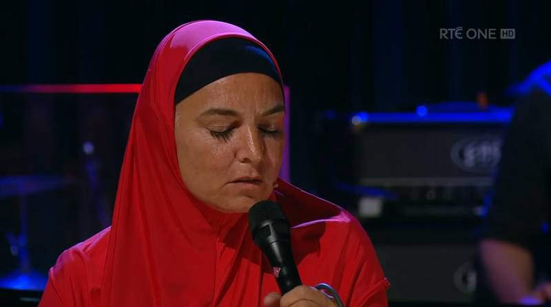 Sinead O'Connor has discussed becoming Muslim on Ireland's 'The Late Late Show'. YouTube / The Late Late Show
