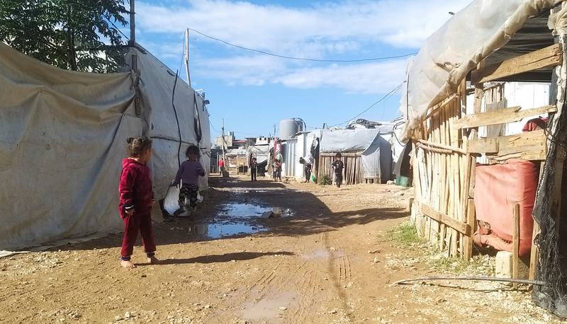 A tented settlement in Akkar, Lebanon. Authorities have been working with the United Nations Children’s Fund and World Health Organisation to ensure the cash-strapped country can respond to a possible cholera outbreak. Reuters