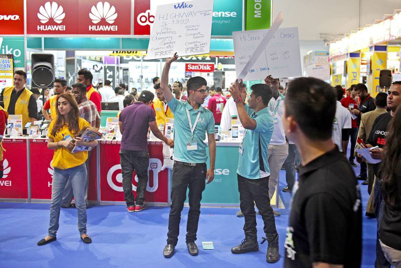 Gitex Shopper opened at the World Trade Center today. Lee Hoagland / The National
