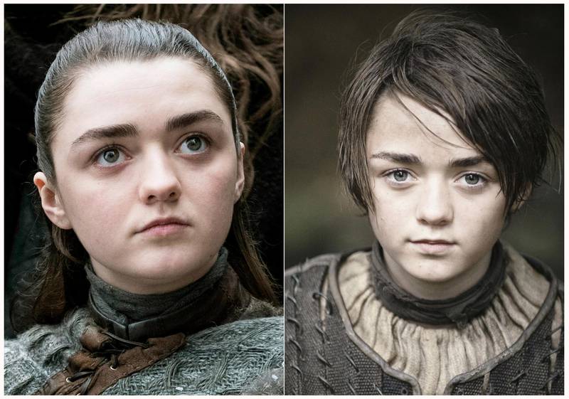 Maisie Williams portraying Arya Stark in 'Game of Thrones'. HBO via AP