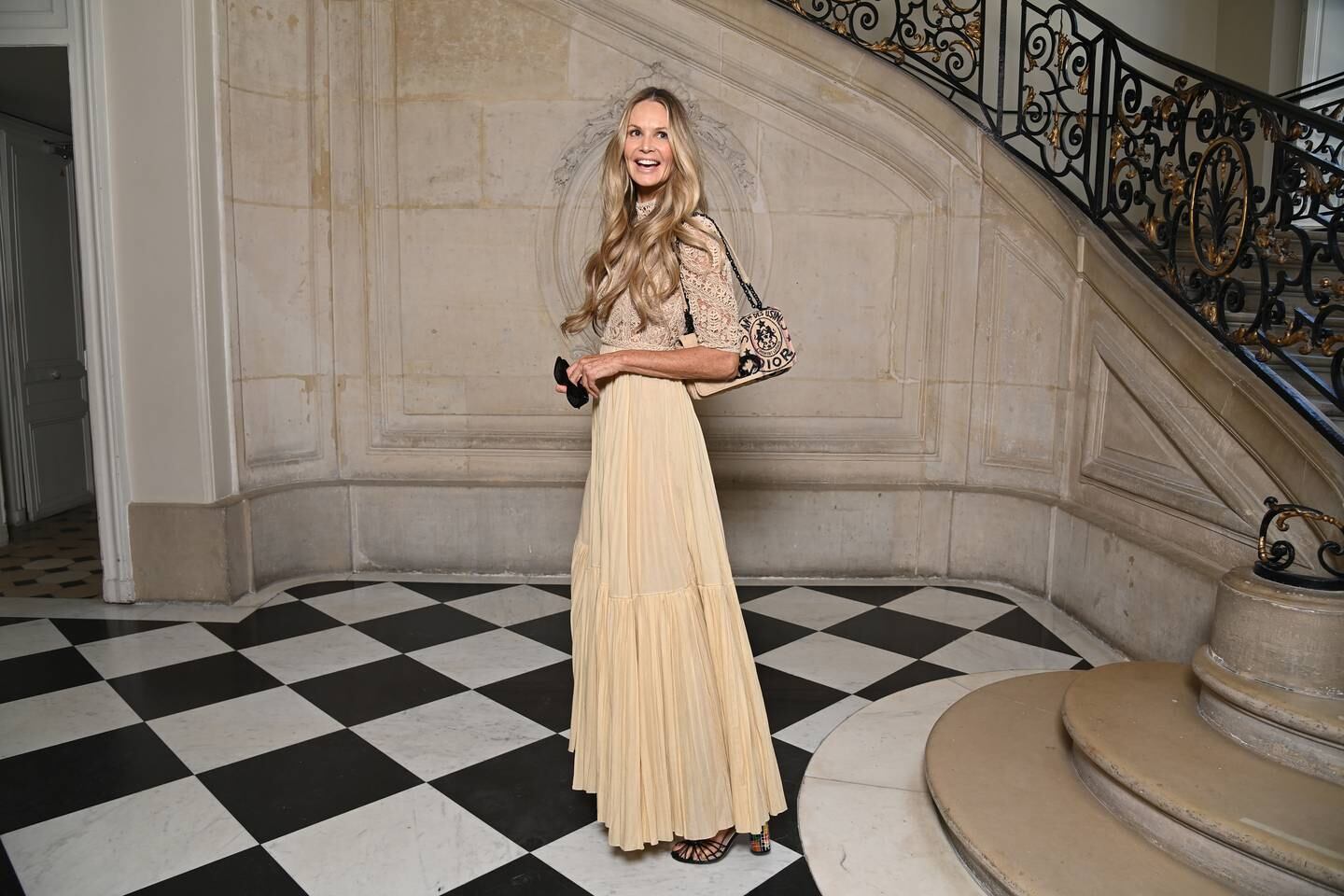 Elle Macpherson reveals she travels with a 'biohacking' bag and keeps a gratitude journal. Photo:  Pascal Le Segretain / Getty Images For Christian Dior