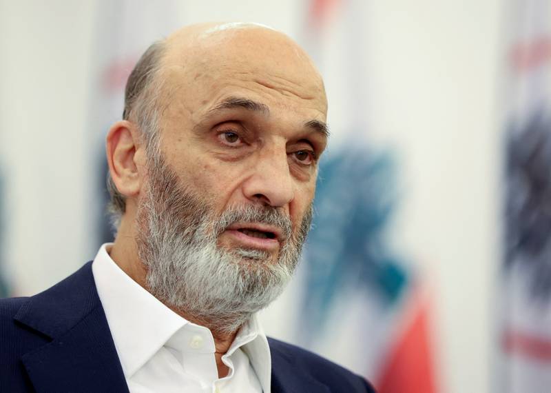 Samir Geagea, leader of the Christian Lebanese Forces party, says newcomer MPs must align with his party. Reuters