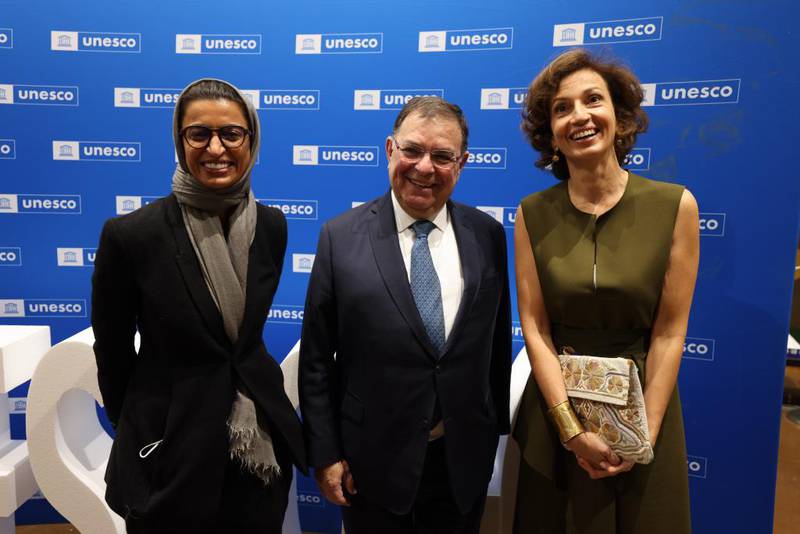 Noura Al Kaabi, Minister of Culture and Youth, leads the UAE delegation at the Unesco General Conference.