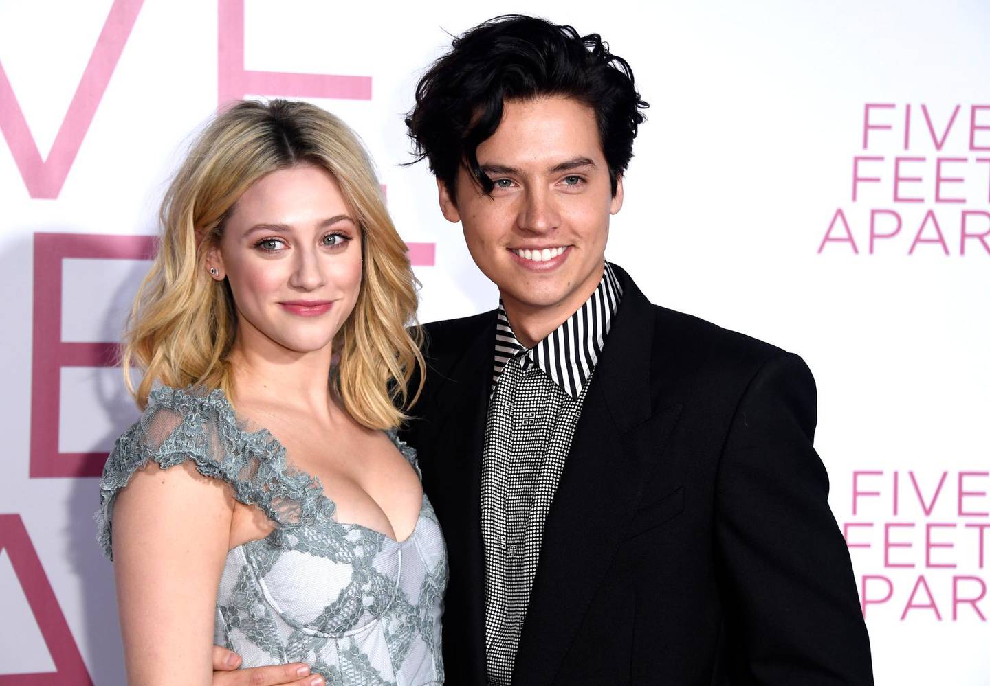 LOS ANGELES, CALIFORNIA - MARCH 07: Lili Reinhart and Cole Sprouse attend the Premiere Of Lionsgate's "Five Feet Apart" at Fox Bruin Theatre on March 07, 2019 in Los Angeles, California.   Frazer Harrison/Getty Images/AFP