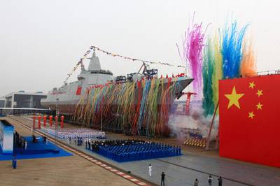 China's increasingly powerful navy launched its most advanced domestically produced destroyer in June 2017, at a time of rising competition with other naval powers such as the United States, Japan and India