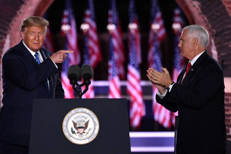 Mr Pence has begun setting aside years of unswerving loyalty to Mr Trump and is showing a newly defiant, independent side as it looks increasingly likely that he will make a bid for the White House. AFP