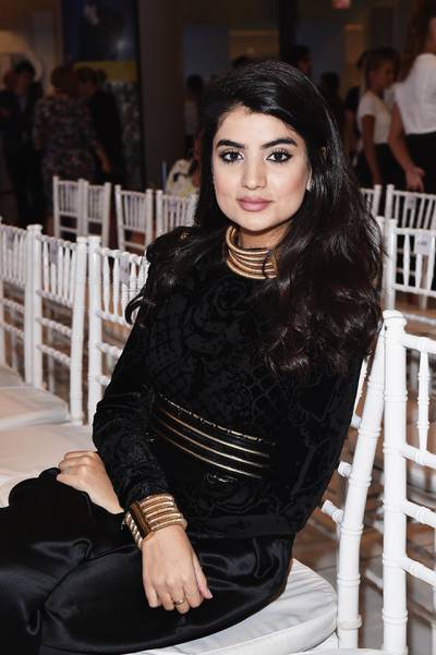 DUBAI, UNITED ARAB EMIRATES - OCTOBER 29:  Ola Farhat attends the Talents Fashion show during the Vogue Fashion Dubai Experience 2015 at The Dubai Mall on October 29, 2015 in Dubai, United Arab Emirates.  (Photo by Jacopo Raule/Getty Images for Vogue and The Dubai Mall)