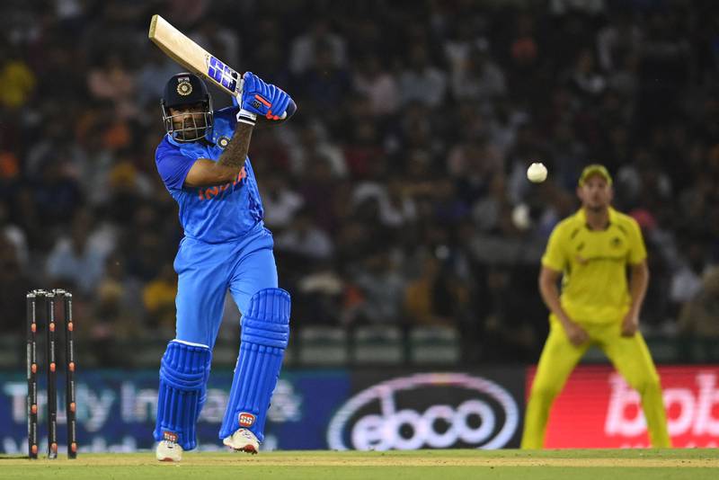 Suryakumar Yadav added impetus to India's innings. AFP