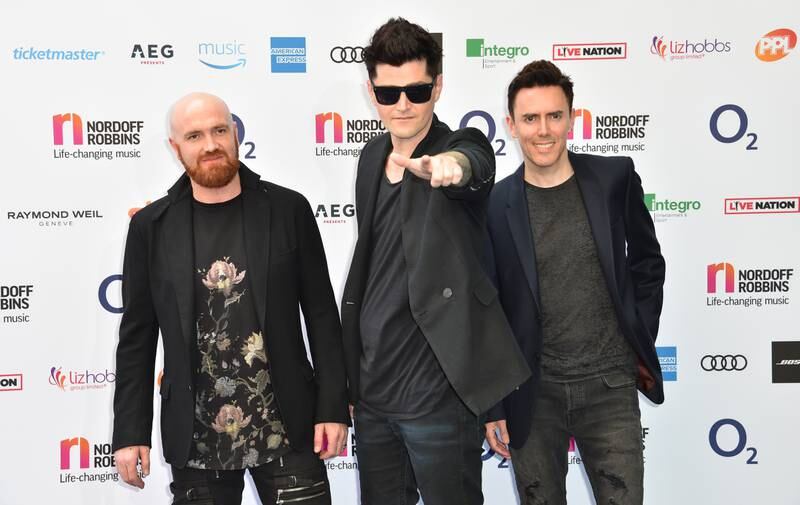 Irish rockers The Script will return to Dubai for an intimate concert in October. Getty Images
