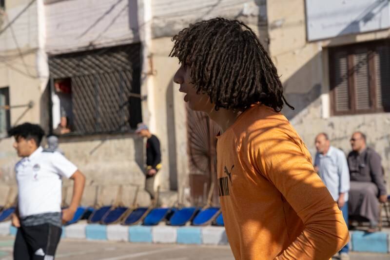The Al Falaki tournament, Egypt's oldest Ramadan street football competition, is held in Alexandria.