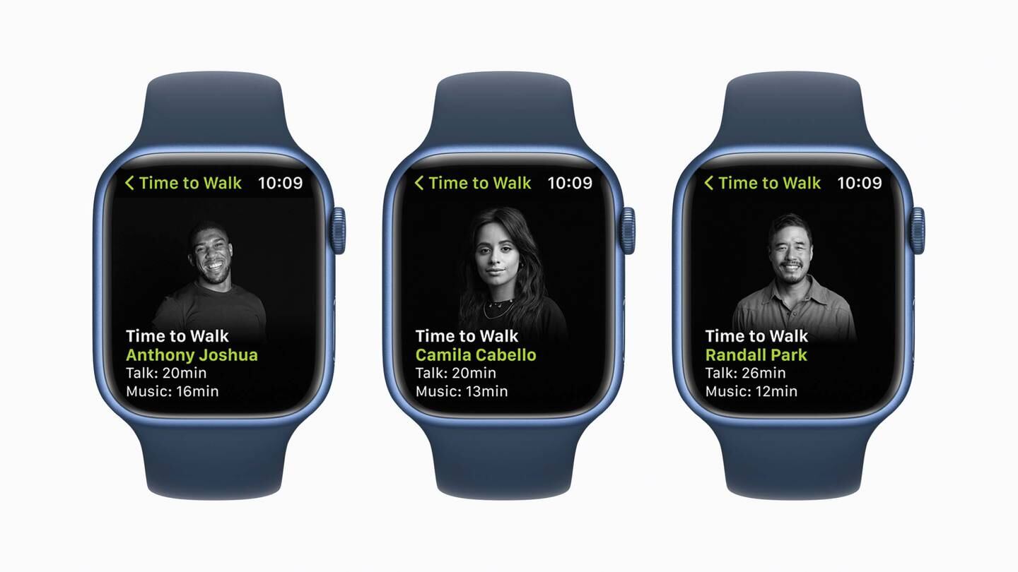 Time to Walk features the voices of celebrities and other guests