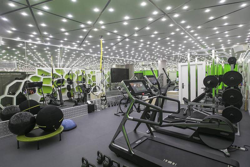 Don't fancy working out with other people? There's no need with this private gym. Mona Al Marzooqi / The National