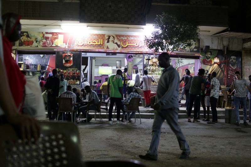 General view of a Sudanese coffee shop, where the number of Sudanese clients has increased in recent years after the economic and political conditions in their country deteriorated, at Ain Shams district area in Cairo, Egypt September 13, 2022.  Reuters