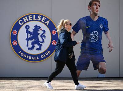 Stamford Bridge, the home of Chelsea FC in west London, as the club prepares to be bought out by new owners. AFP