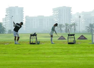 Abu Dhabi Golf Club has plans to reduce its water use by up to 35 per cent