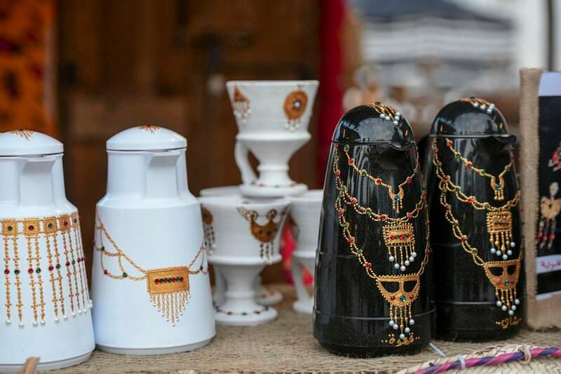 Hand-painted coffee pots