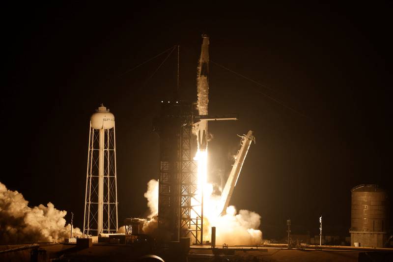 Nasa's SpaceX Crew-6 mission blasts off with Dr Al Neyadi on board. Reuters
