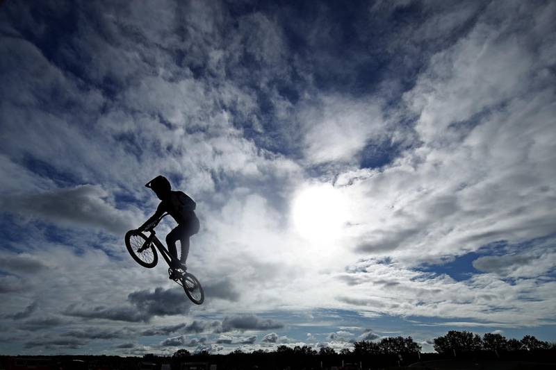 Odin Verhoog during the Dutch National BMX Championships at Olympic Training Centre Papendal in Arnhem, Netherlands, on Sunday, October 11. Getty