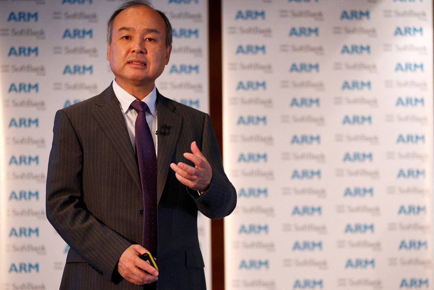 Masayoshi Son, Gründer der SoftBank Group, erhöhte die Anzahl der als Sicherheit an Finanzinstitute verpfändeten Aktien.  Reuters