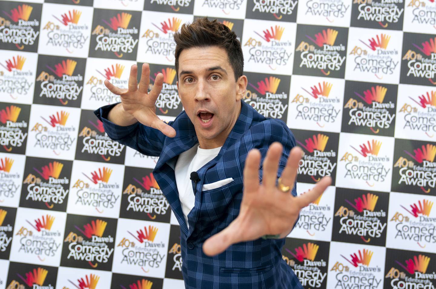 Comedian Russell Kane at the Dave's Edinburgh Comedy Awards at the Edinburgh Festival Fringe. PA Wire