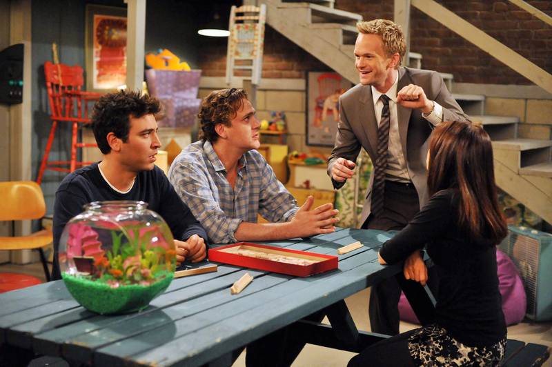 "I Heart N.J." -- Tired of spending most of his time on the train commuting to Stella’s  in New Jersey, Ted (Josh Radnor, right) convinces the group,  Marshall (Jason Segel), and Lily (Alyson Hannigan, right), to hang out at Stella’s place one night, on HOW I MET YOUR MOTHER, October, 6 (8:30-9:00 PM, ET) on the CBS Television Network. Photo: Eric McCandless/FOX©2008 Fox Television. All Rights Reserved.