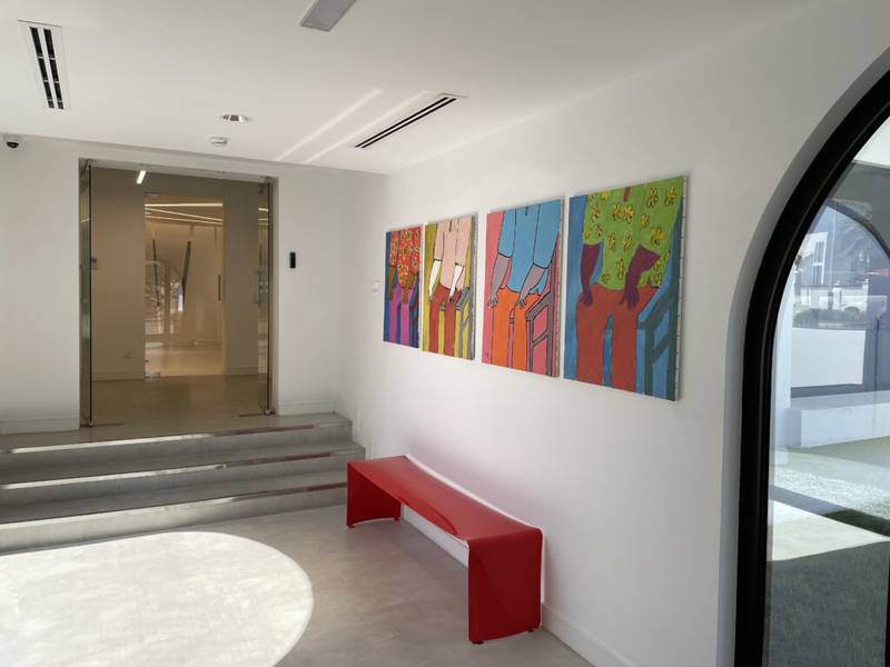 Artworks from the ARM Holding's art collection. Photo: Dubai Collection