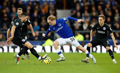 Tom Davies - £25,000 a week could be cut to £12,500. Reuters
