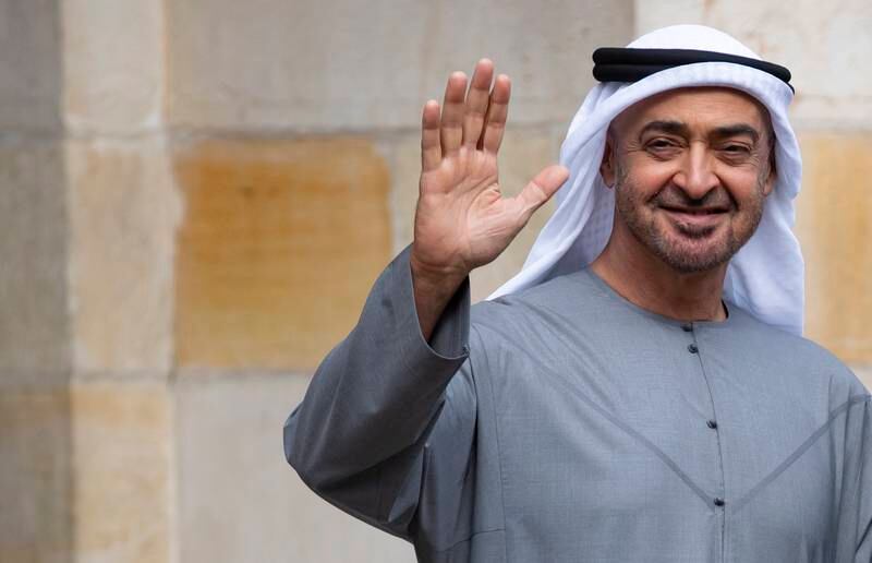 Sheikh Mohamed bin Zayed, Crown Prince of Abu Dhabi and Deputy Supreme Commander of the UAE Armed Forces, will be given the award on November 18 at the Washington Institute for Near East Policy's annual gala. EPA