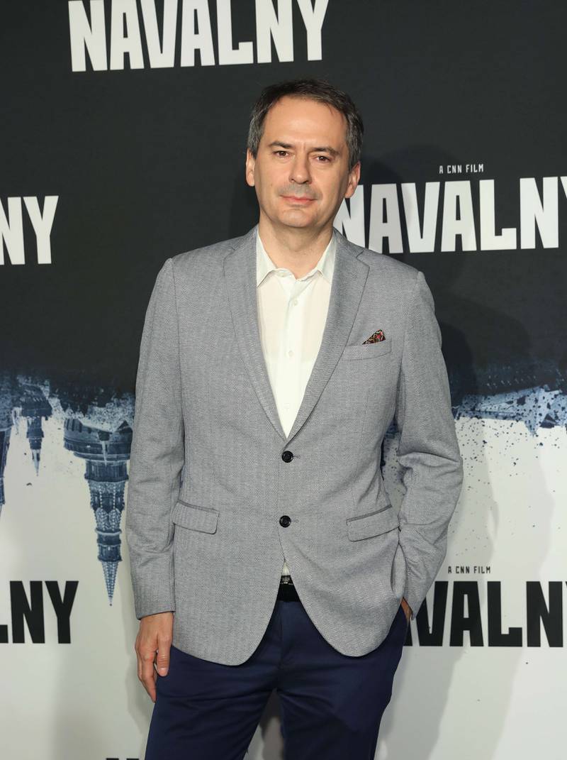 Bellingcat journalist Christo Grozev attends the Navalny New York premiere at the Walter Reade Theatre. Getty