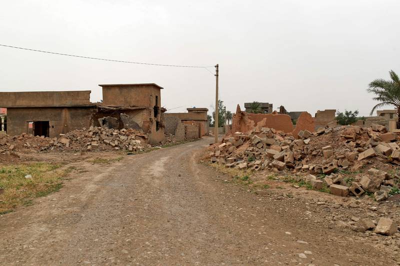 Eight years after heavy fighting between ISIS and the army, the reconstruction of the war-ravaged village in northern Iraq is at a standstill. 