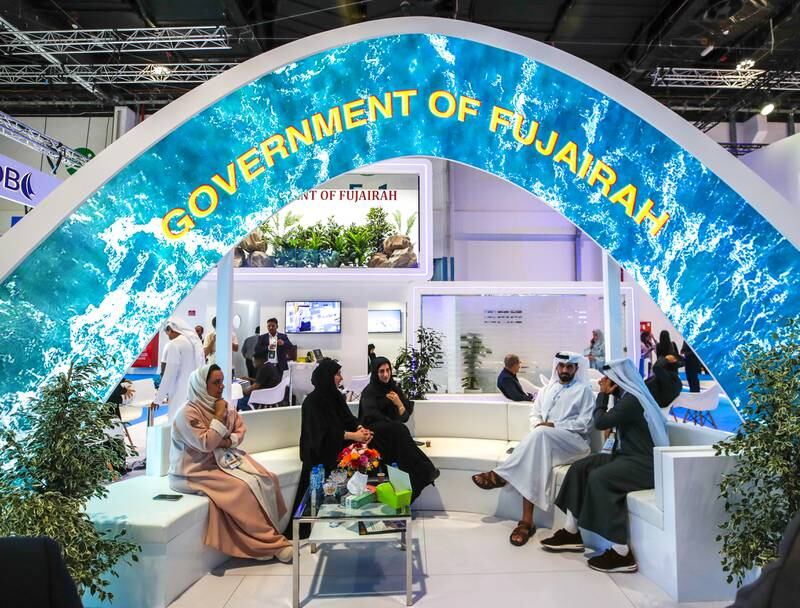 The government of Fujairah's stall. Victor Besa / The National