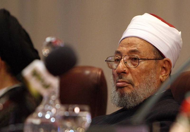 Yusuf Al Qaradawi, an Egyptian who heads the International Union of Muslim Scholars, has a rich legacy of advocating for the integration of Muslims into the modern world. Fayez Nureldine / AFP