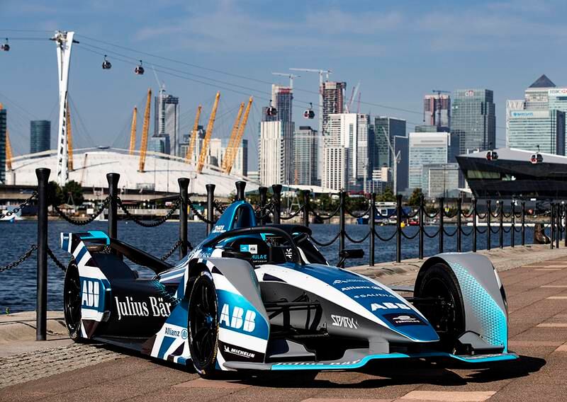 One of the special liveries created for the London race. 